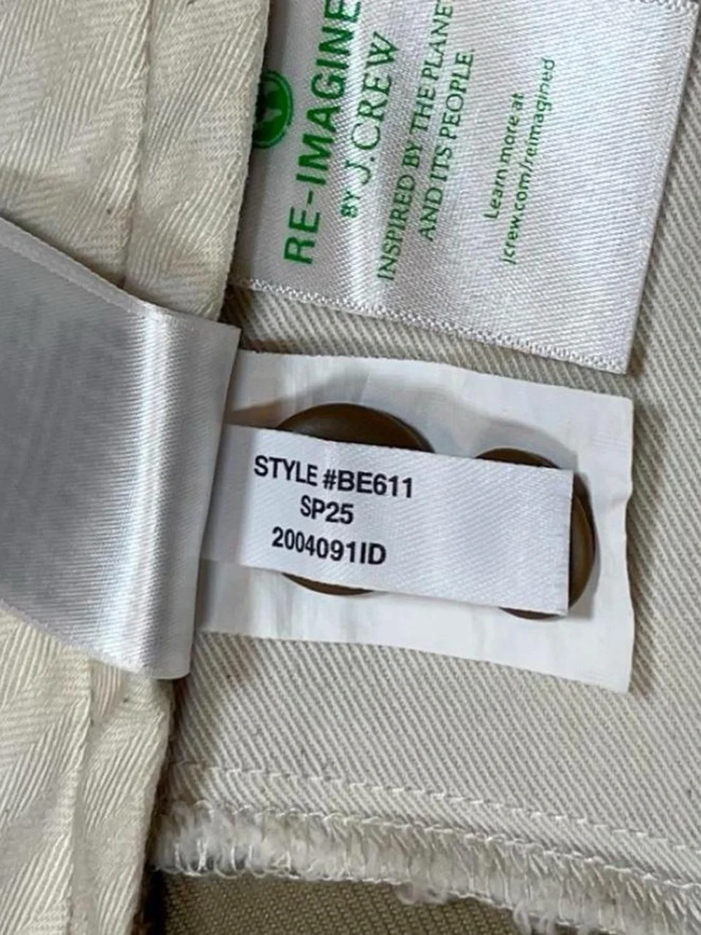NWT! J.Crew Classic Chino Tan Khaki Flat Front Pants Men’s Size W34 L34 Golf